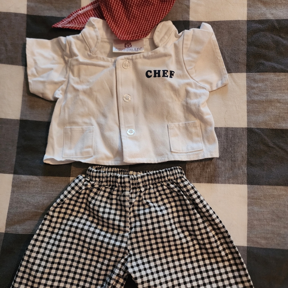 Doggy chef outfit